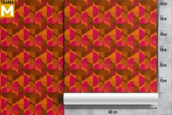 Geometric Wallpaper Stripes and Waves Vintage