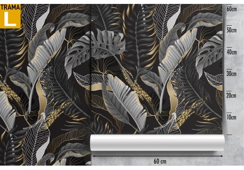 Tropical leaves abstract nature pattern wallpaper. 2