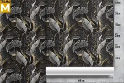 Abstract Tropical Leaves Wallpaper