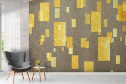 Carta da Parati Cemento Geometrica Luxury