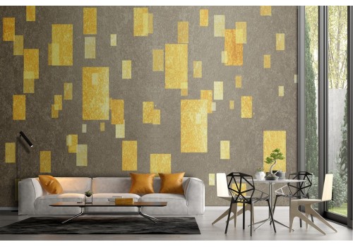 Wallpaper Design and Styles Surfaces and Textures Cement Geometric Luxury
