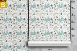 Carta da Parati Bambini Animali uccelli Decorazioni e Pattern