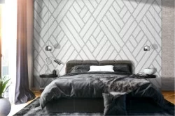 Geometric stripes pattern modern wallpaper.