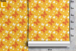 Butterfly stylized wallpaper animal pattern.