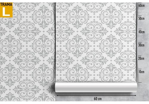 Damask geometric vintage wallpaper. 2