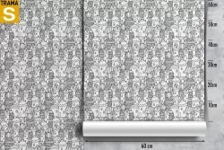 Carta da Parati Bambini Design e Stili Decorazioni e Pattern Stilizzata
