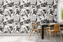 Carta da Parati decorazione urban astratta.