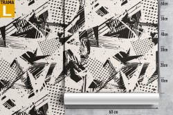 Abstract urban decoration wallpaper.