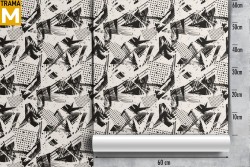 Abstract Industrial Urban Wallpaper