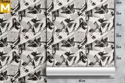 Carta da Parati Astratta Industrial Urban