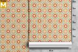 Carta da Parati Geometrica Vintage