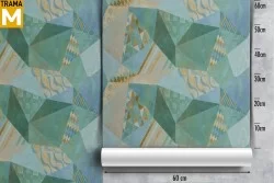 Carta da Parati Astratta Geometrica