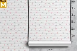 Carta da Parati Decorazioni e Pattern Righe e A pois