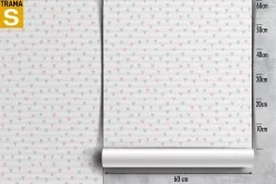 Carta da Parati Bambini Decorazioni e Pattern Righe e A pois