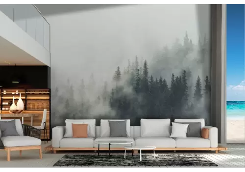 Carta da Parati paesaggio natura bosco