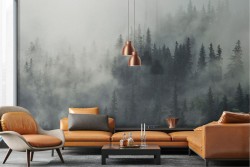 Carta da Parati paesaggio natura bosco