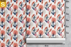 Wallpaper Design and Styles Flora and Fauna Modern Flowers Nature