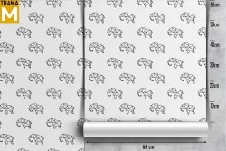 Carta da Parati animali Natura Stilizzata