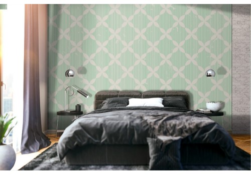 Damask pattern classic vintage wallpaper.