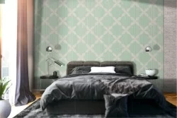 Damask pattern classic vintage wallpaper.