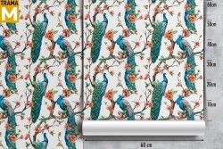 Carta da Parati animali Fiori Natura