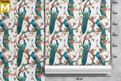 Carta da Parati animali Fiori Natura
