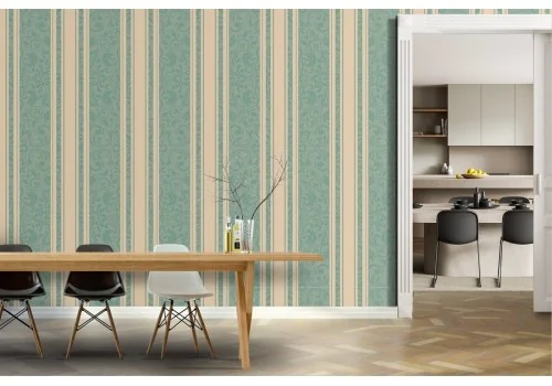 Wallpaper stripes classic decoration pattern.