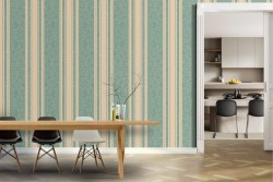 Carta da Parati righe decorazione classica pattern.