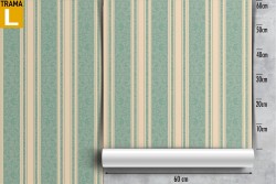 Carta da Parati righe decorazione classica pattern.