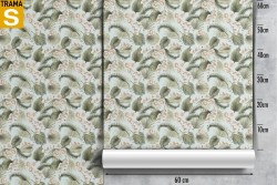 Wallpaper Design and Styles Flora and Fauna Tropical Flowers Leaves
