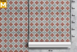Geometric Vintage Tile Wallpaper