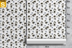 Children's Wallpaper Decorations and Patterns Characters and Cartoons