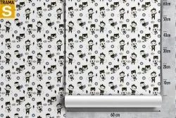 Carta da Parati Bambini Decorazioni e Pattern Personaggi e Cartoni