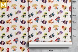 Wallpaper Decorations and Patterns Characters and Cartoons