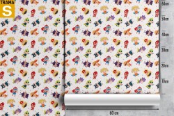 Children's Wallpaper Decorations and Patterns Characters and Cartoons