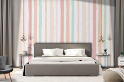 Pink gradient stripes wallpaper pattern.