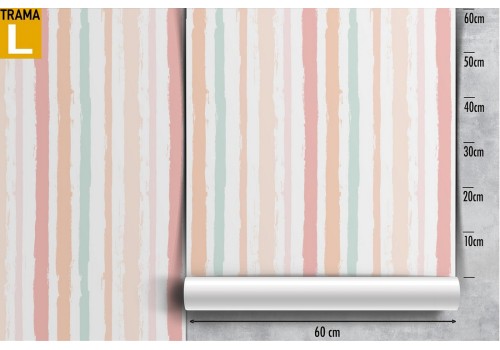 Pink gradient stripes wallpaper pattern. 2