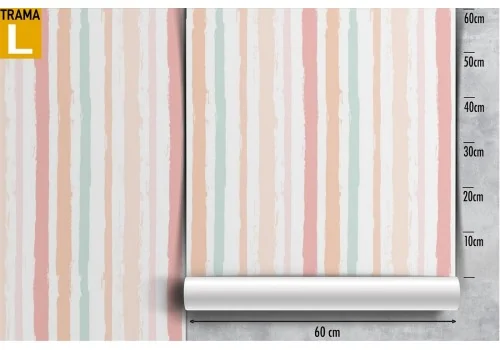 Pink gradient stripes wallpaper pattern. 2
