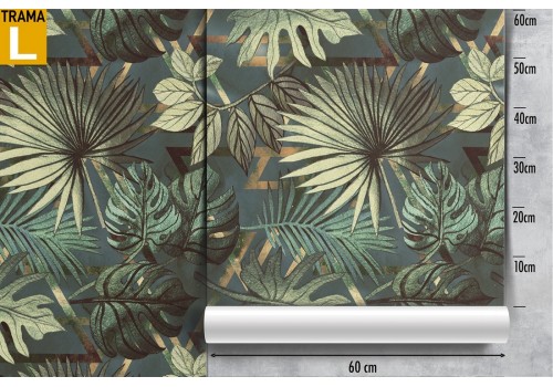 Tropical leaves nature abstract pattern wallpaper. 2
