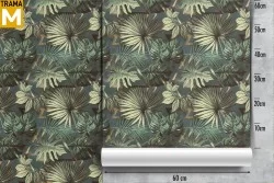 Carta da Parati Foglie Tropicale