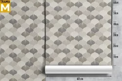 Carta da Parati Foglie Natura Stilizzata