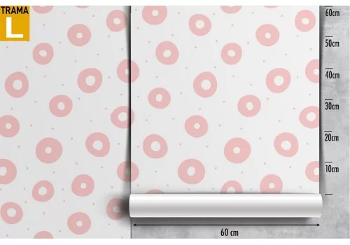 Carta da Parati ciambelle decorazione bambini. 2