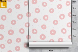 Donut wallpaper children's decoration.