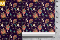 Vintage Nature Wallpaper Flowers Leaves
