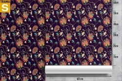 Wallpaper Design and Styles Flora and Fauna Flowers Leaves Vintage Nature