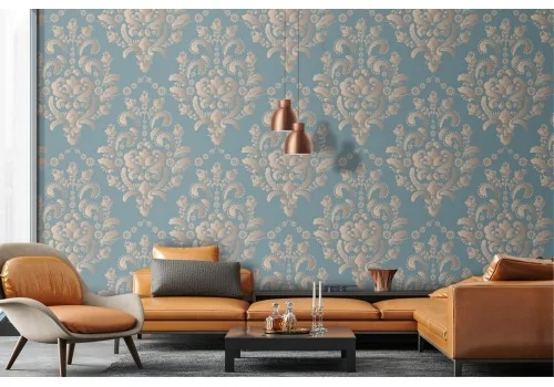 English classic damask wallpaper.