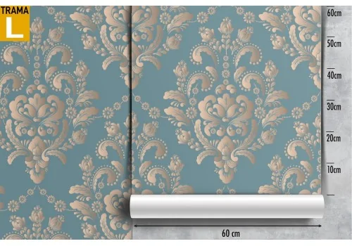 English classic damask wallpaper. 2