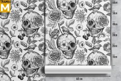 Modern Dark and Skulls Wallpaper