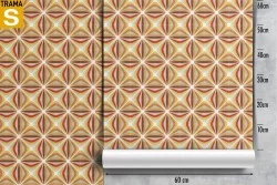 Carta da Parati Design e Stili Geometrica Vintage