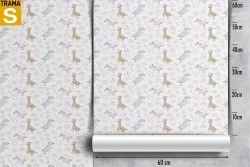Carta da Parati Bambini Animali uccelli Decorazioni e Pattern